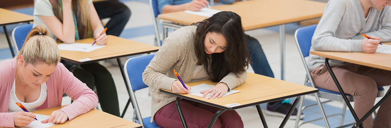 Students Writing An Exam