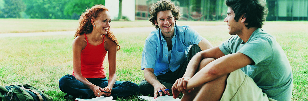 Students Shooting the Breeze